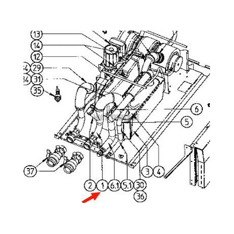 ECHANGEUR A PLAQUE     3PW54176-1-Daikin