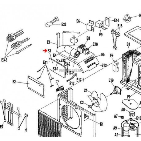 PLATINE     EX304-1    2PB24842-3-Daikin
