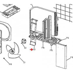 SUPPORT MOTEUR  3P166279-1-Daikin