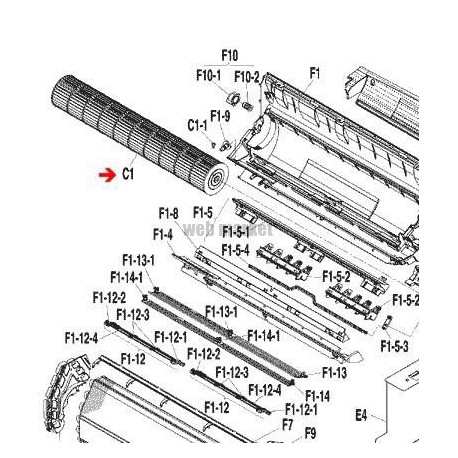 TURBINE DE VENTILATION 2P204933-1-Daikin