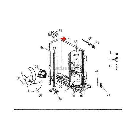ECHANGEUR A AIR 2PW14306-1-Daikin
