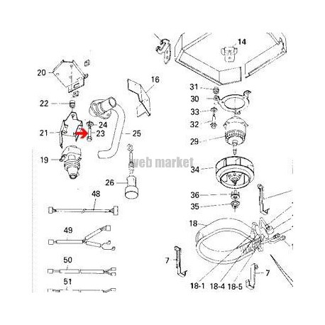 VIS  MOTEUR VENTIL  M5X27.5  R4913203-1-Daikin