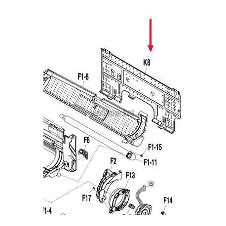 TOLE SUPPORT UNITE  1P180738-3-Daikin