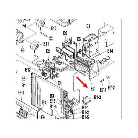 PLATINE CONTROLE  3FB04353-2-Daikin