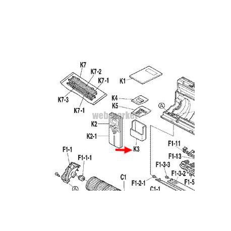 SUPPORT DE TELECOMMANDE ARC423A1 ET A2-Daikin