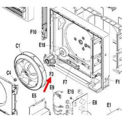SUPPORT MOTEUR VENTILATION 3P184467-1-Daikin