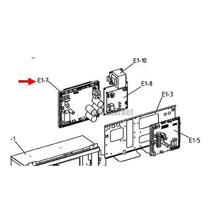 PLATINE INVERTER 2P312487-1 PC1135-1 (B)-Daikin