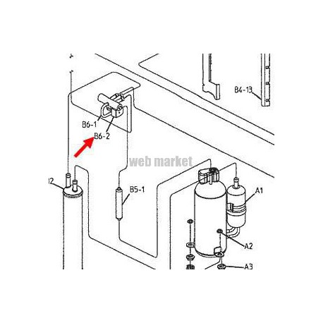 BOBINE VANNE 4 VOIES 3SB45523-1-Daikin