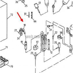 VANNE DE SERVICE LIQUIDE 3/8" 3P108885-1-Daikin