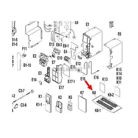 FILTRE DESODORISANT 4P0087974-8-Daikin