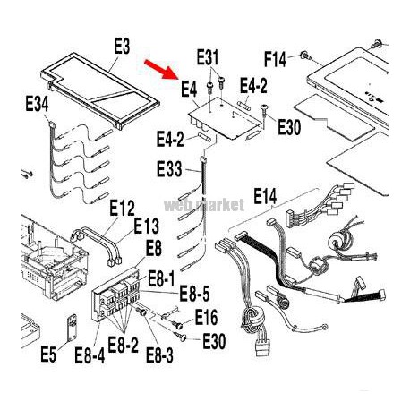 PLATINE DE CONTRÔLE  3F007599-34-Daikin