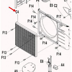 GRILLE DE REFOULEMENT  1P350925-1-Daikin