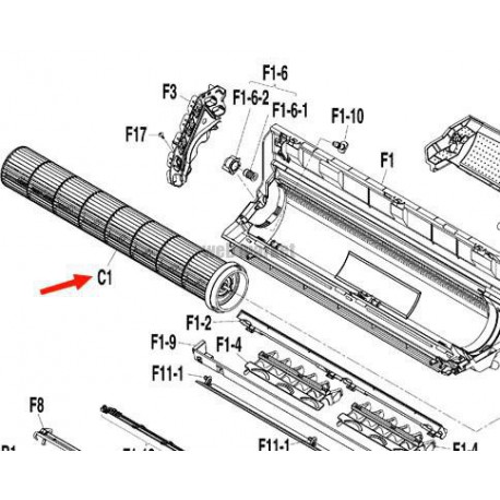 TURBINE 4F010202-1-Daikin