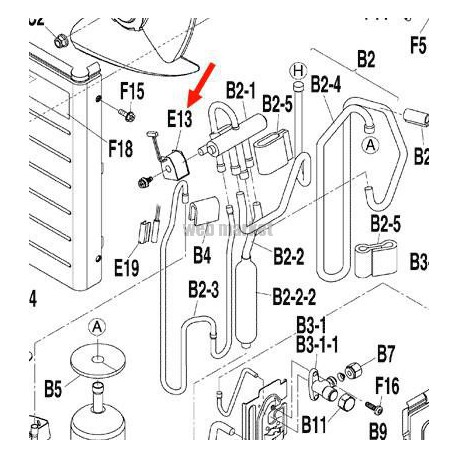 BOBINE VANNE 4 VOIES 4P200147-2-Daikin