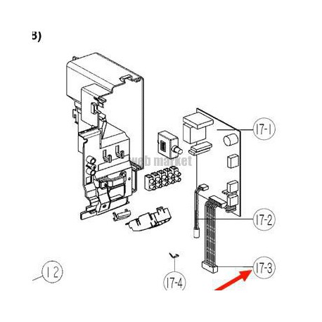 PLATINE RECEPTION  R04084120984-Daikin