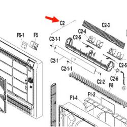 ENS. VOLET DE BALAYAGE FVXS35FV1B-Daikin