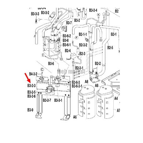 DAIKIN VANNE D'ARRET 2SA58050-1