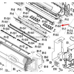 DAIKIN VOLET DE SOUFFLAGE POUR MACHINE FTXS25G2V1B
