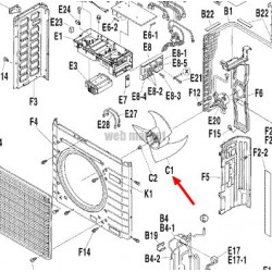 DAIKIN FAN BLADE ASS'Y POUR MACHINE 3MXS52E3V1B