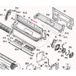 DAIKIN BOTTOM FRAME ASSY POUR MACHINE FTXB25C2V1B