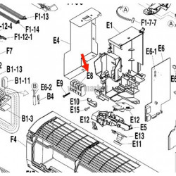 DAIKIN BORNIER POUR MACHINE FTXS42J2V1B