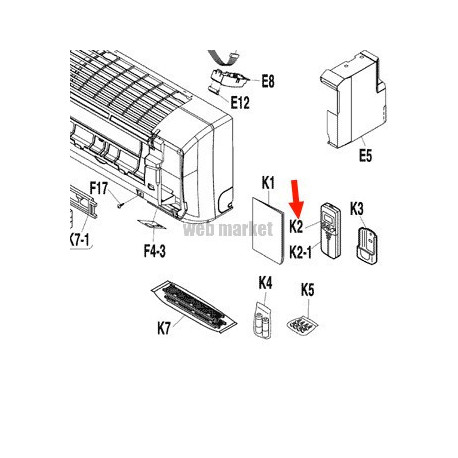 Daikin REMOTE CONTROL ARC433A87