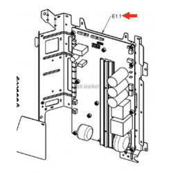 DAIKIN PLATINE EC16004-9E 3P472777-1 L