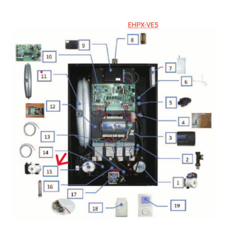 MITSUBISHI ELECTRIC - CIRCULATEUR8 D'ECODAN EASYDAN EHSY-VE5
